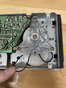 passed through the belt