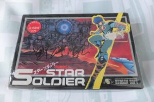 Autographed copy of Star Soldier signed by Katsuhiro Nozawa